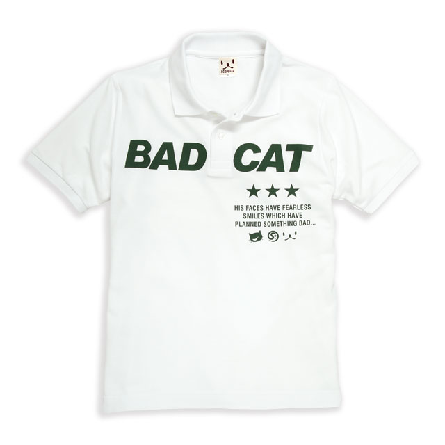 猫雑貨・猫グッズ通販【SCOPY】 - ポロシャツ：BAD CAT